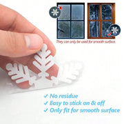 135Pcs Christmas Window Clings Snowflakes Window Decals Static Window Stickers For Christmas Decorations Window Decor Ornaments Xmas Party Supplies Thanksgiving Party Decor -5-Sheet,Christmas