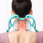 -wheel Neck Massager Massage Relieve Roller Massage Tool
