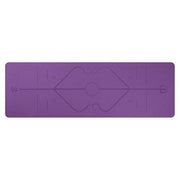 Slip TPE Yoga Mat Position Line Beginner