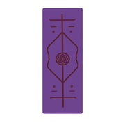 Slip TPE Yoga Mat Position Line Beginner