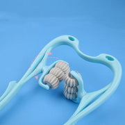 -wheel Neck Massager Massage Relieve Roller Massage Tool