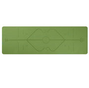 Slip TPE Yoga Mat Position Line Beginner