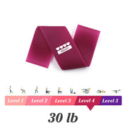 Yoga Resistance Rubber Bands Indoor Outdoor Fitness Equipment