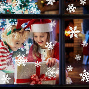 135Pcs Christmas Window Clings Snowflakes Window Decals Static Window Stickers For Christmas Decorations Window Decor Ornaments Xmas Party Supplies Thanksgiving Party Decor -5-Sheet,Christmas